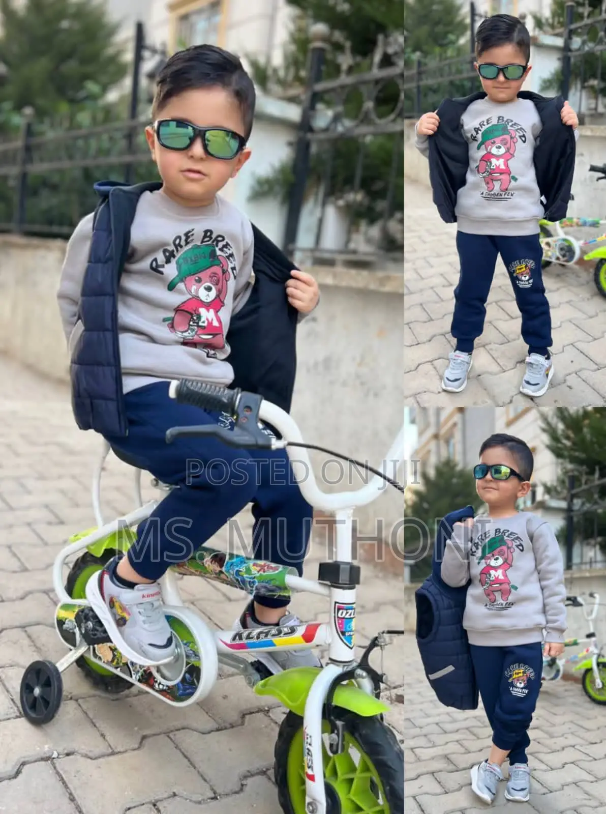 3 Pieces Turkey Quality 1-5yrs Clothing Sets