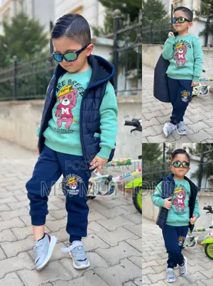 3 Pieces Turkey Quality 1-5yrs Clothing Sets