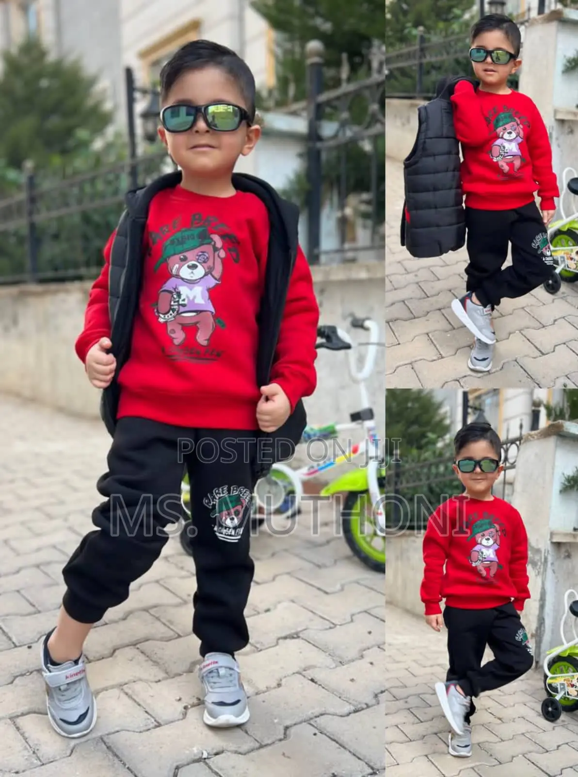3 Pieces Turkey Quality 1-5yrs Clothing Sets