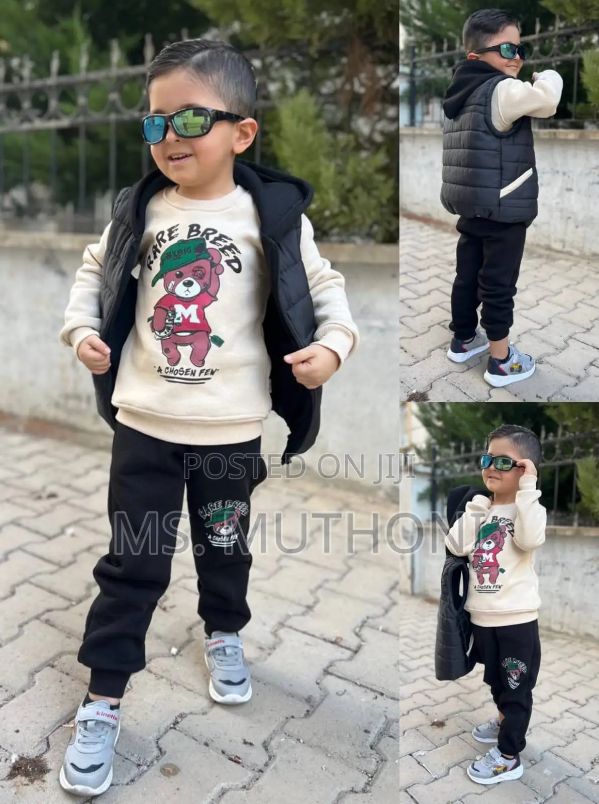 3 Pieces Turkey Quality 1-5yrs Clothing Sets