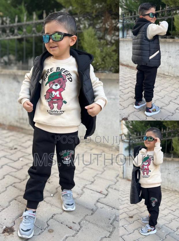 3 Pieces Turkey Quality 1-5yrs Clothing Sets - thumbnail 5