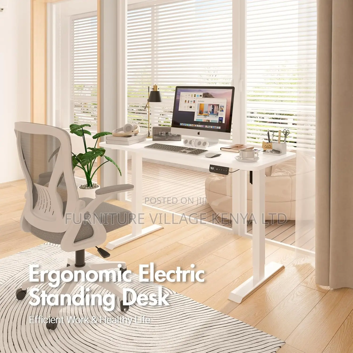 Height Adjustable Electric Sit Stand Desks With Smart Memory