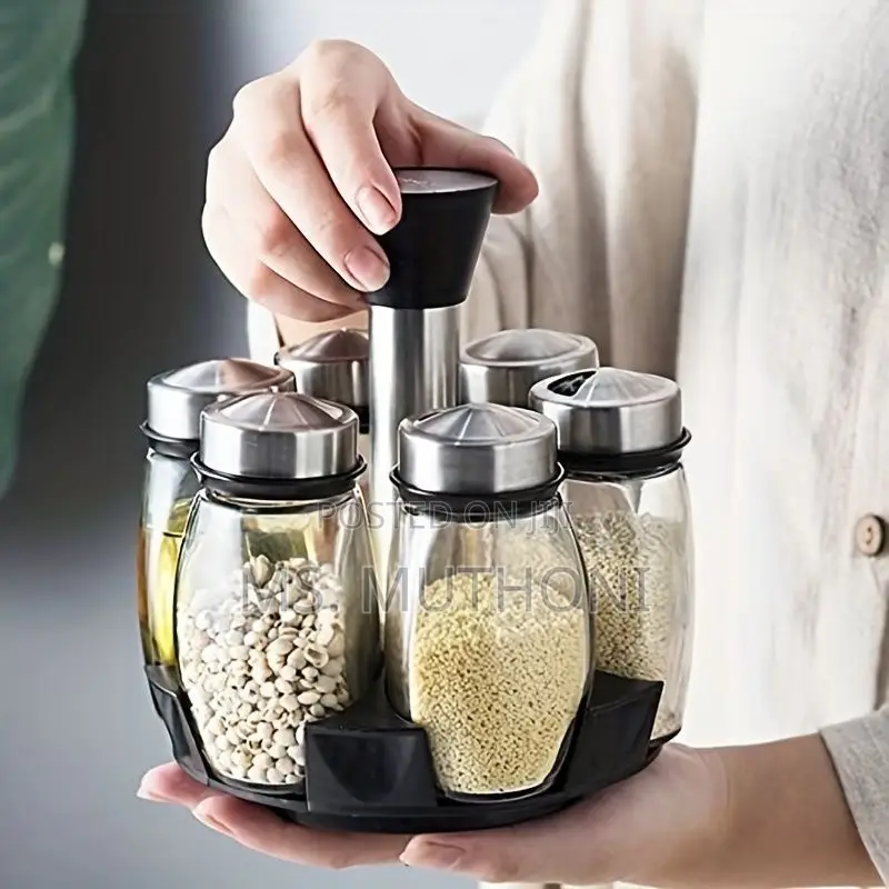7pc Rotating Spice Rack Set OT-020