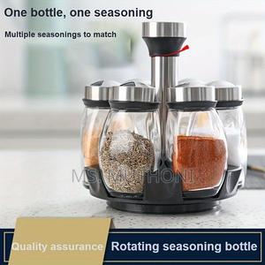 7pc Rotating Spice Rack Set OT-020 - thumbnail 2