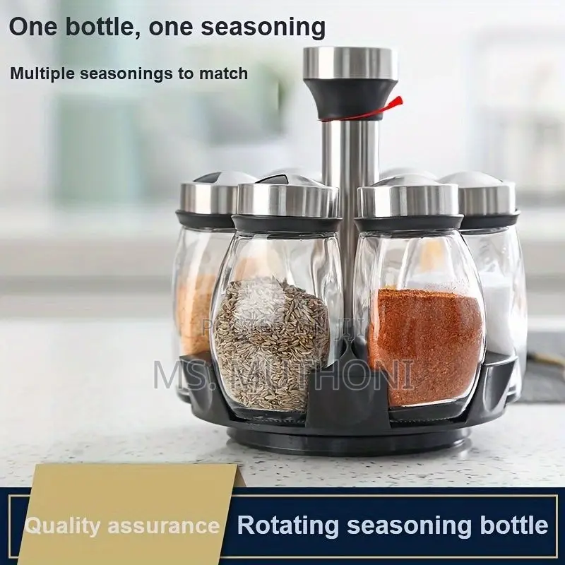 7pc Rotating Spice Rack Set OT-020