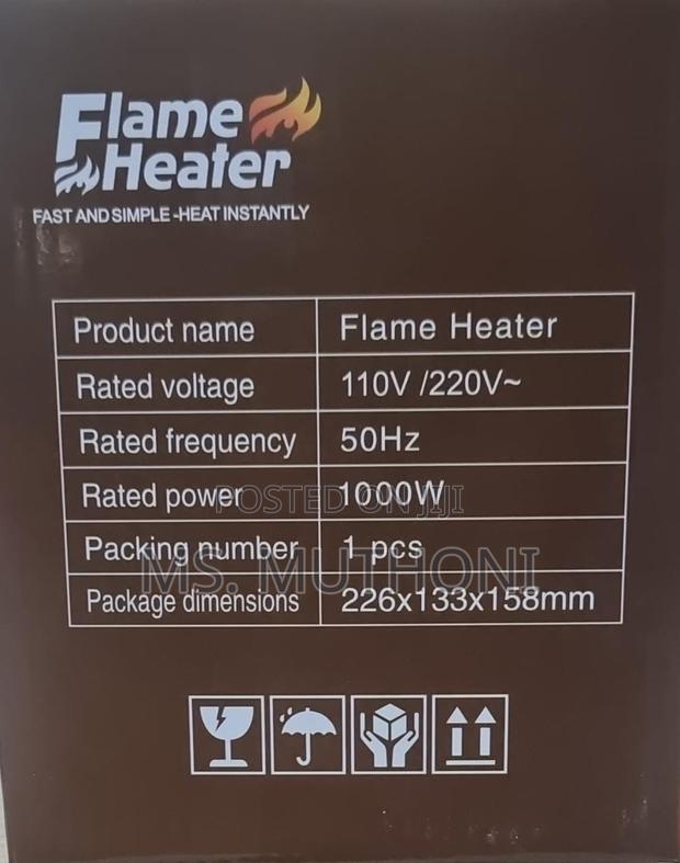1000W Flame Heater / Fireplace - thumbnail 7