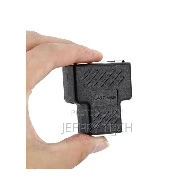 1 to 2 Ethernet Network RJ45 Splitter Extender Plug Adapter
