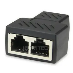 2019 RJ45 Splitter Adapter 1 to 2 Dual Female Port CAT5/CAT