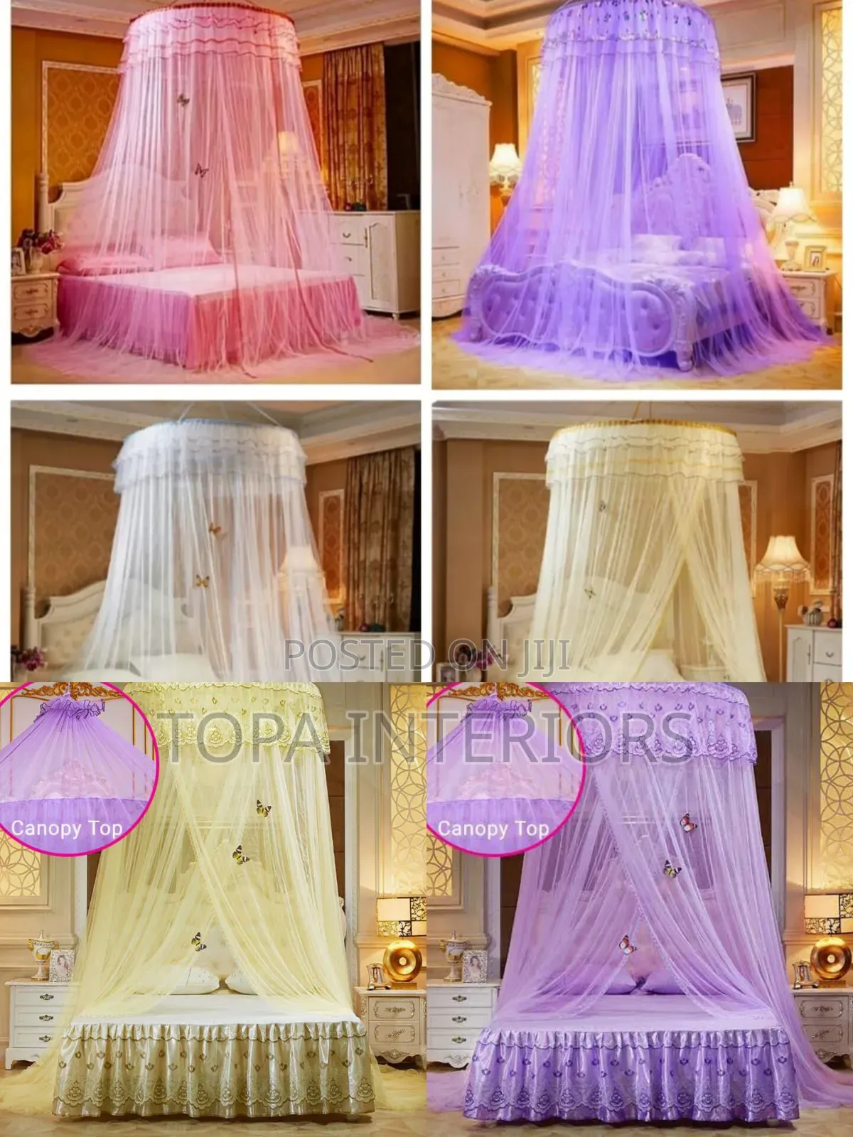 Bed Mosquito Nets Canopy Top Mesh Mosquito Nets