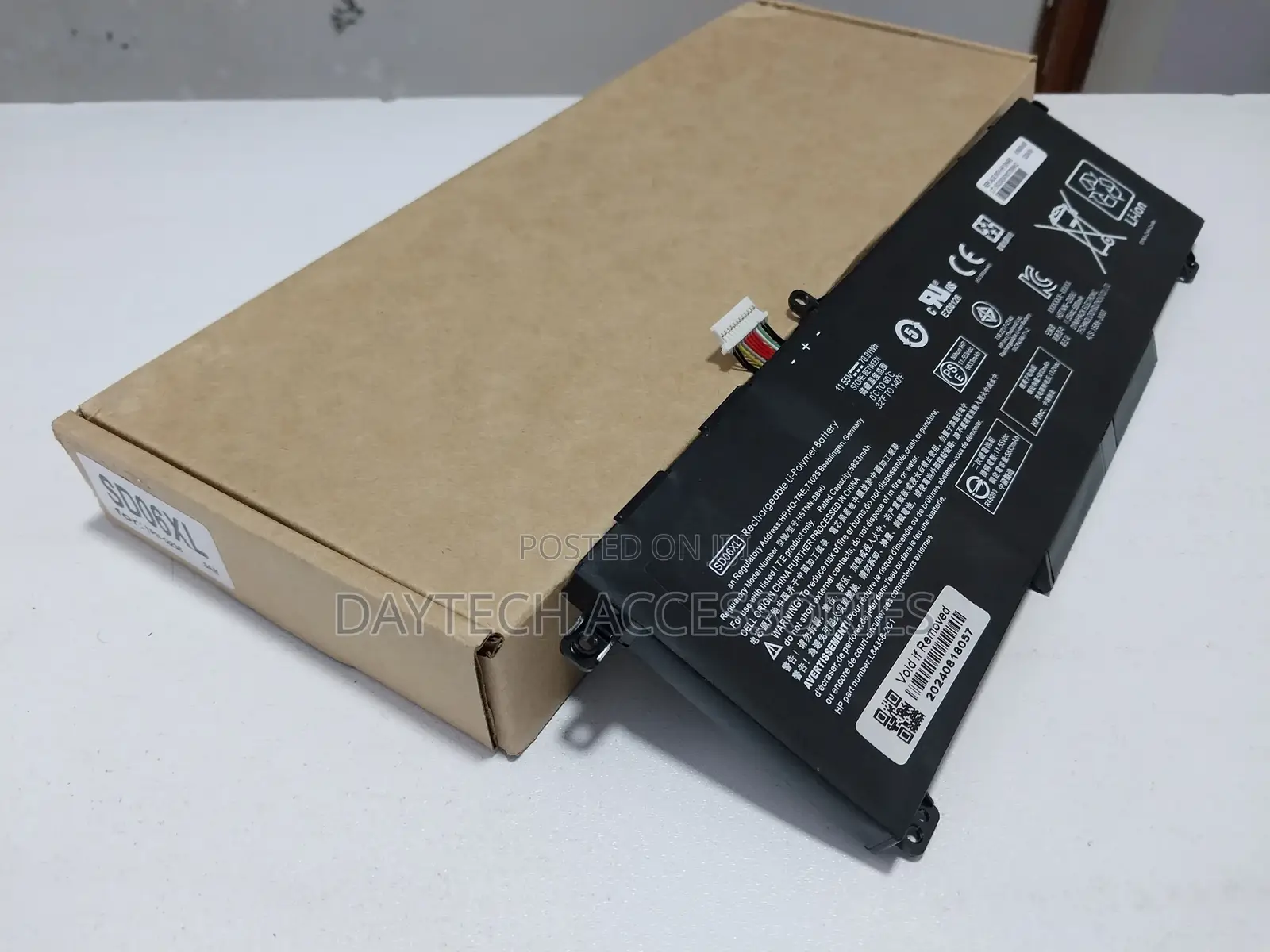 New Genuine Sd06xl Battery for Hp Omen 15-Ek L84356-2c1 L843