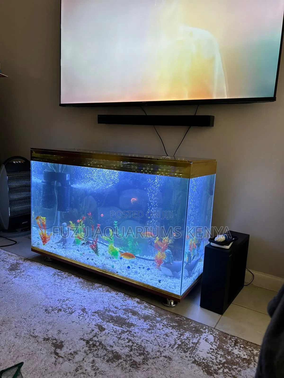 Tv Stands Aquarium With Complete Set Up