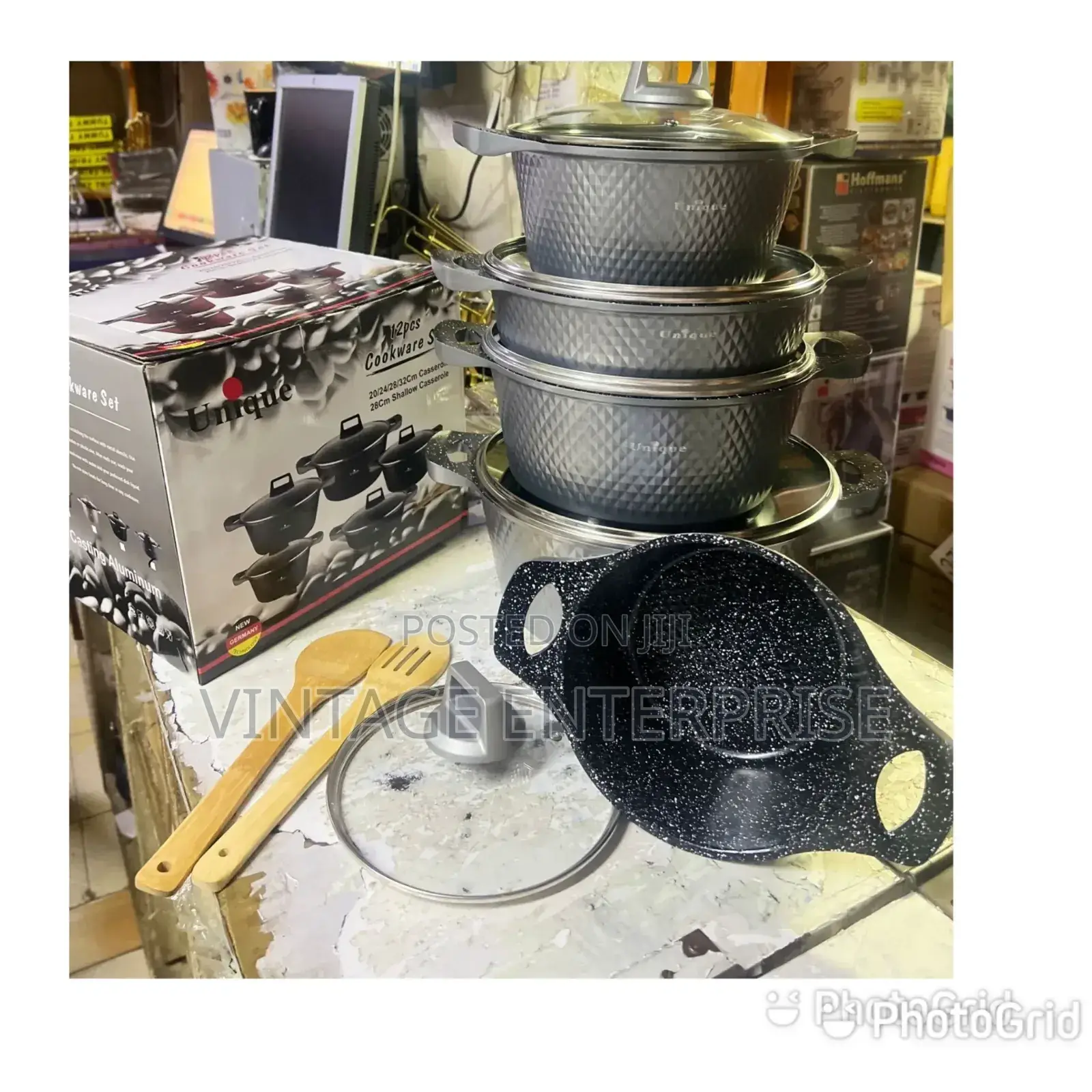 Unique 12pcs Cookware Set, UNIQUE Cookware Set