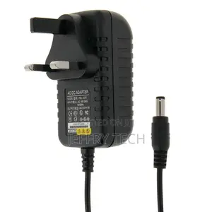UK Plug AC 100-240v to DC 12V 1A Power Adapter, Tips: 5.5 X