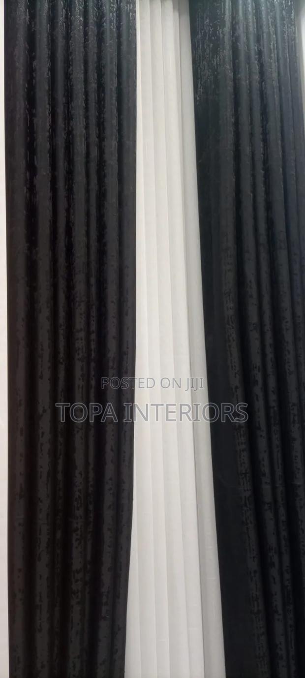 Heavy Black Curtains for Living Room Window Insulation