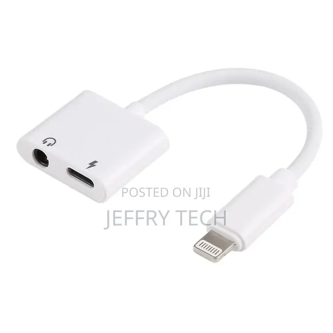 GL011 2 in 1 8 Pin Female + 3.5mm Female to 8 Pin Male Audio