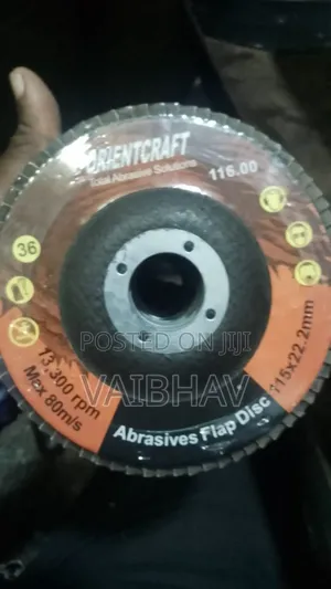 Flap Disc 4 1/2 and 7 Inch Available