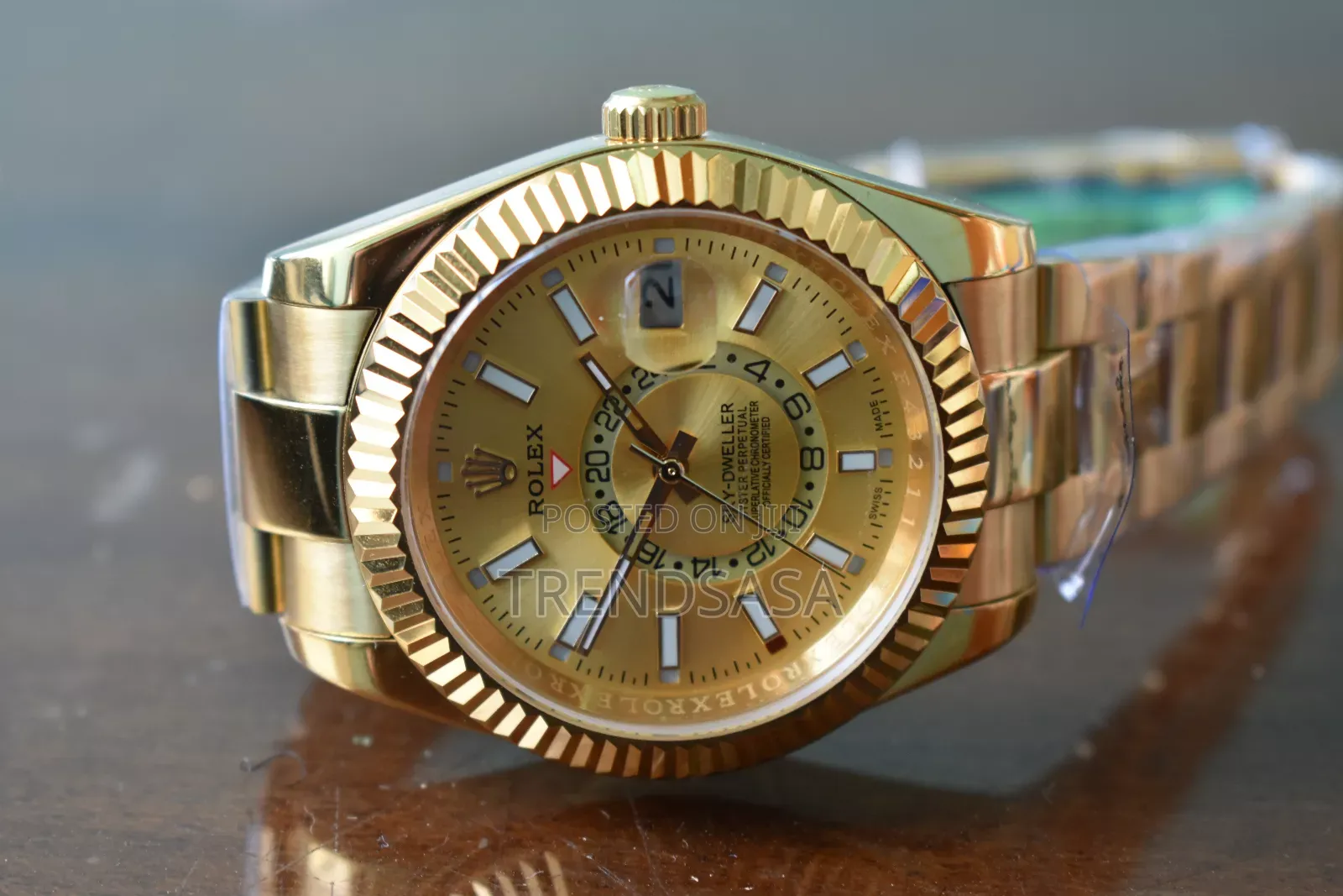 Rolex Skydweller Full Yellow Gold Oyster Bracelet