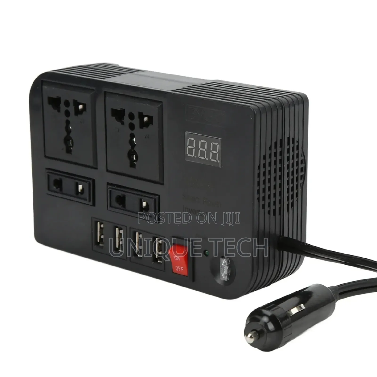 Universal 300W Car Power Inverter | 4 USB 220V AC