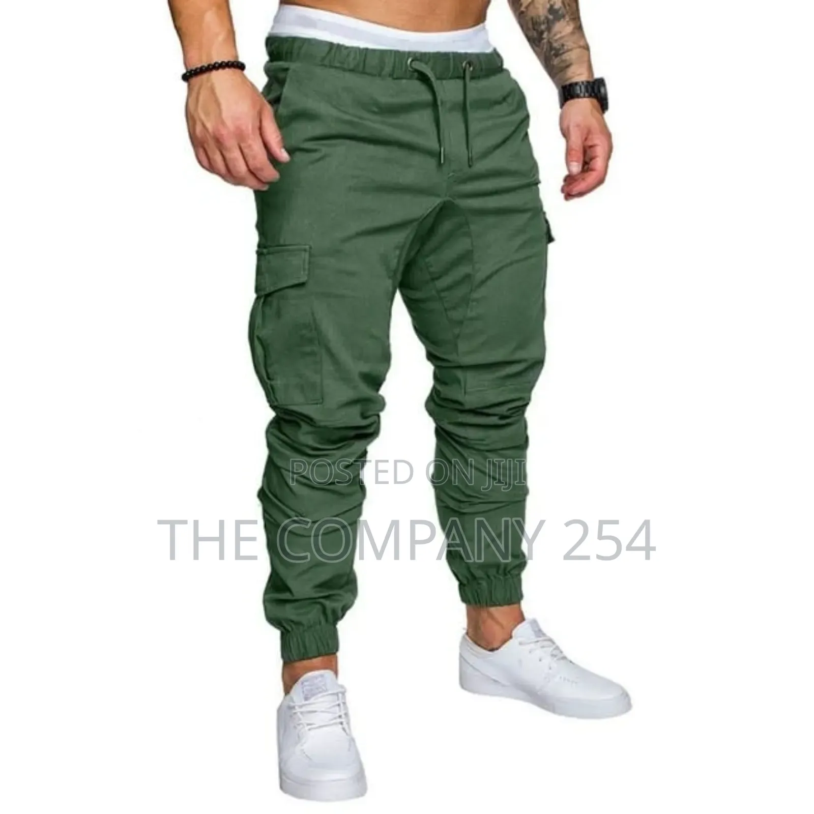 Open Bottom and Closed Bottom Slim Cargo Pants