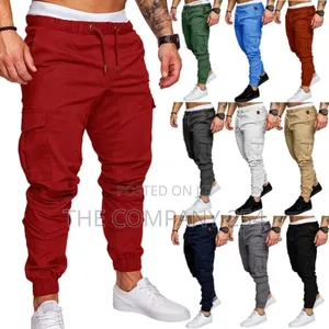 Open Bottom and Closed Bottom Slim Cargo Pants