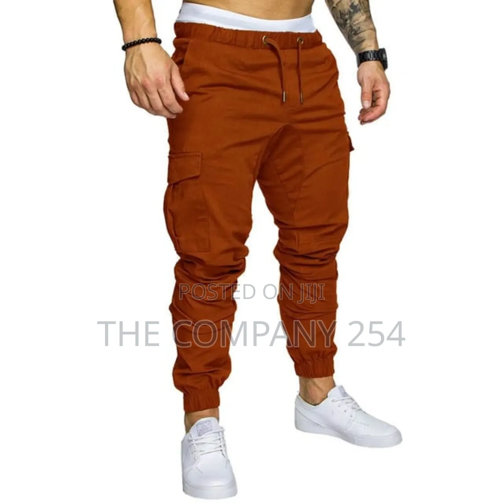 Open Bottom and Closed Bottom Slim Cargo Pants