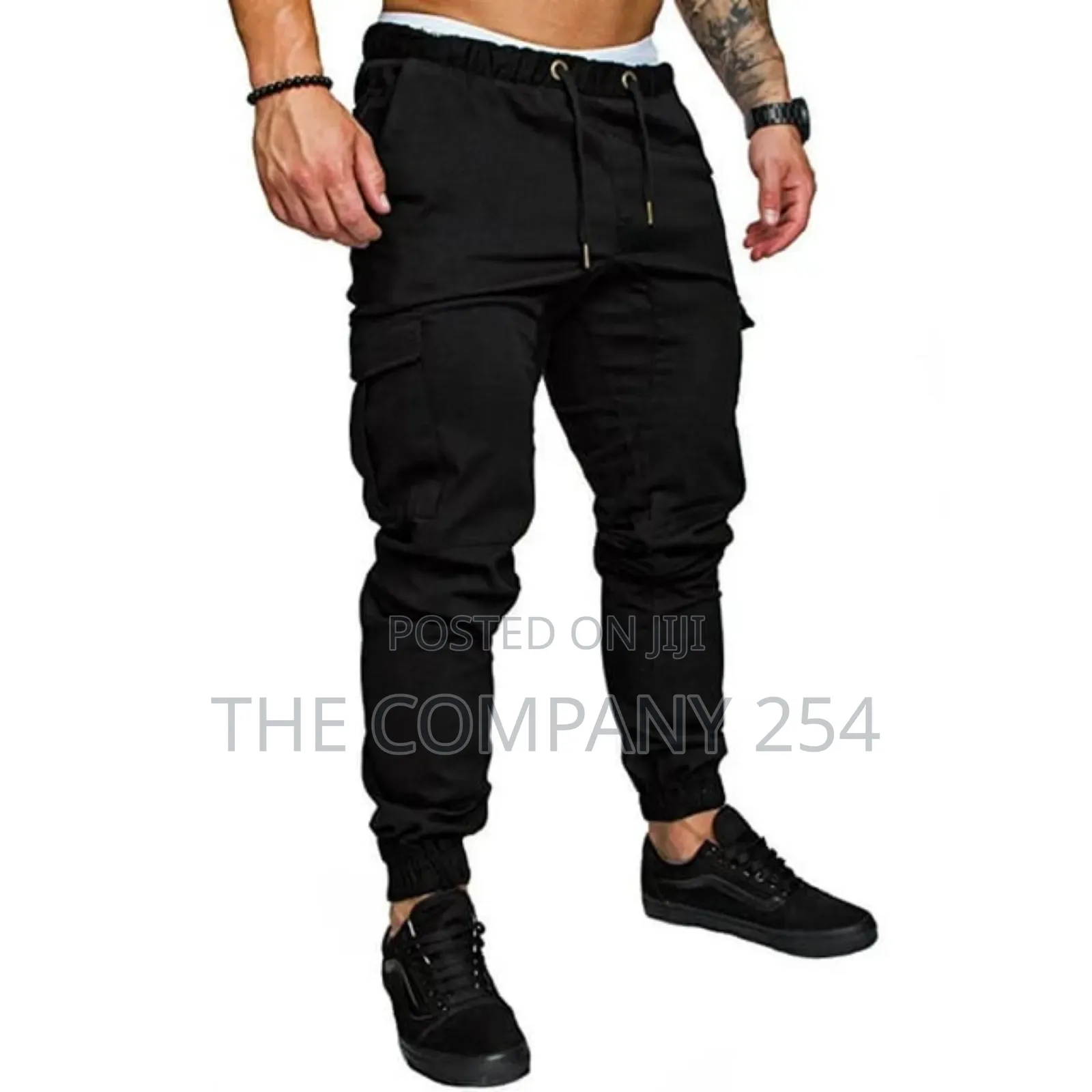 Open Bottom and Closed Bottom Slim Cargo Pants