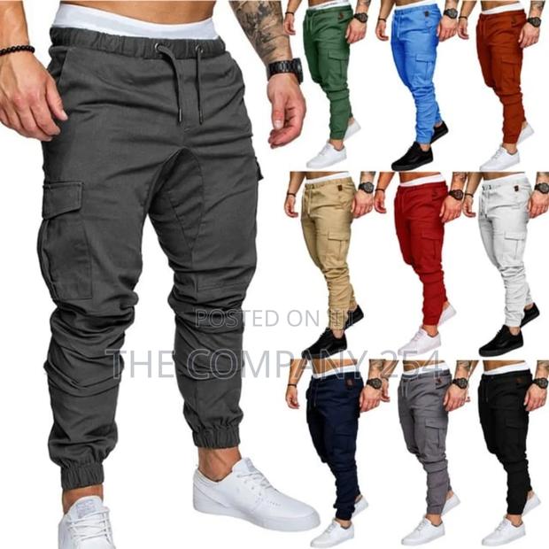 Open Bottom and Closed Bottom Slim Cargo Pants - thumbnail 12
