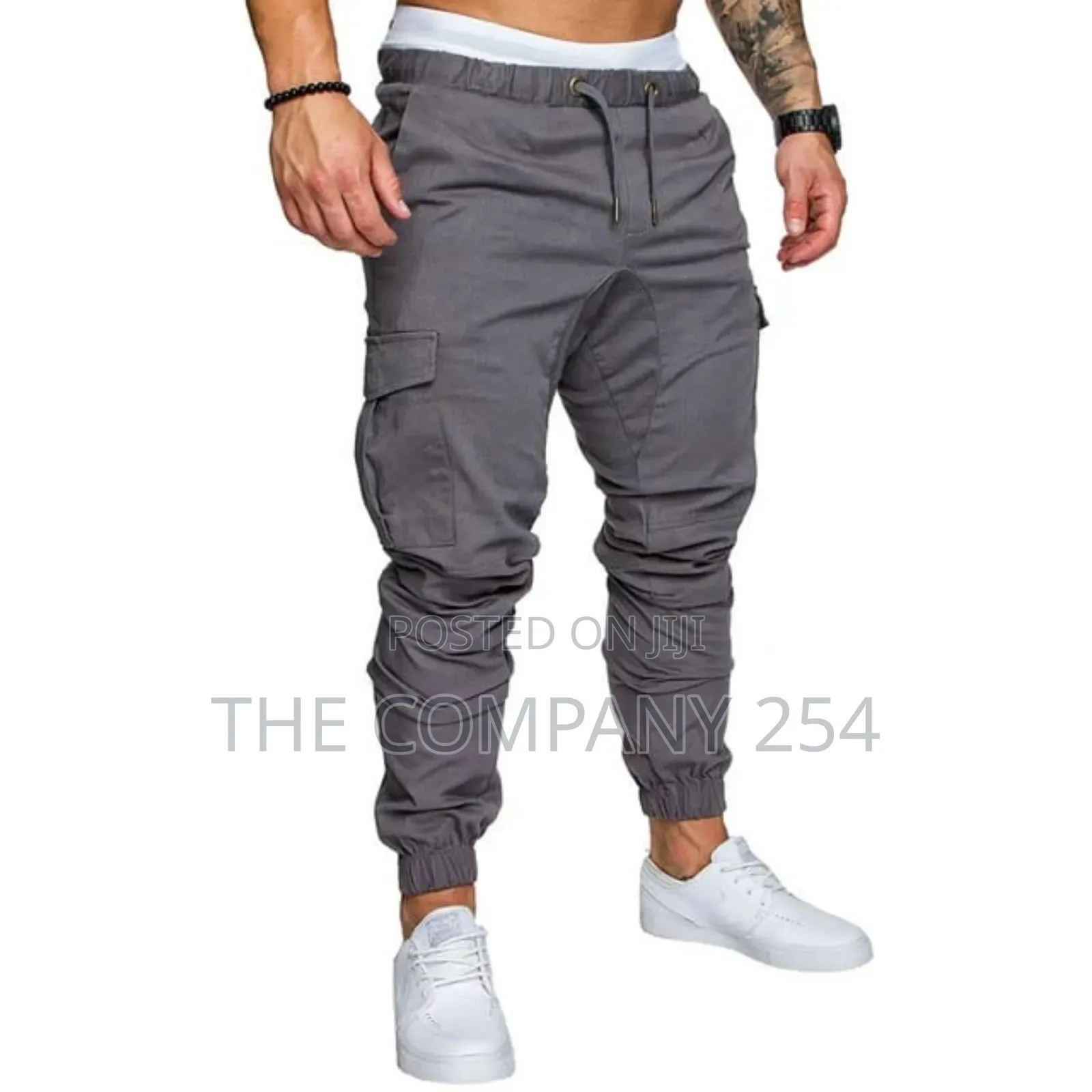 Open Bottom and Closed Bottom Slim Cargo Pants