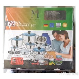 72pcs Marwa Cookware Stainless Steel Set - thumbnail 2
