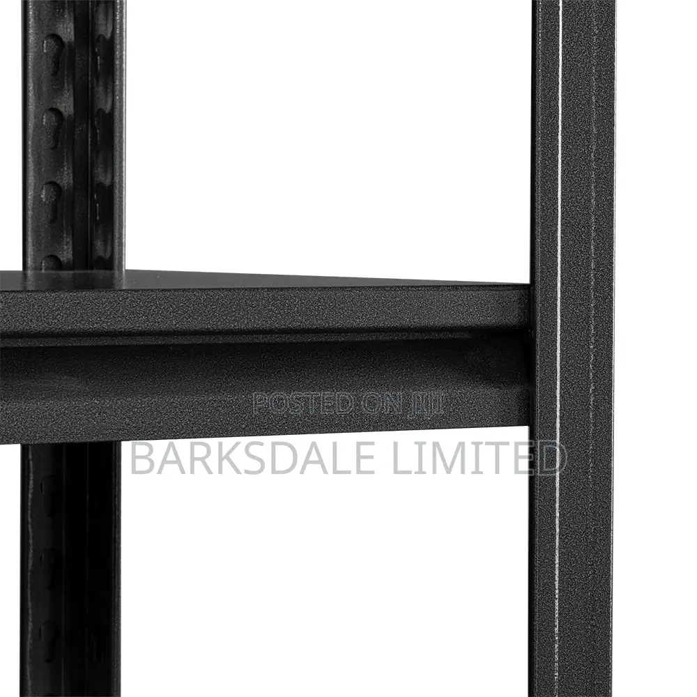Shelves Metal Adjustable Storage 5-tier 90*40*180cm Black