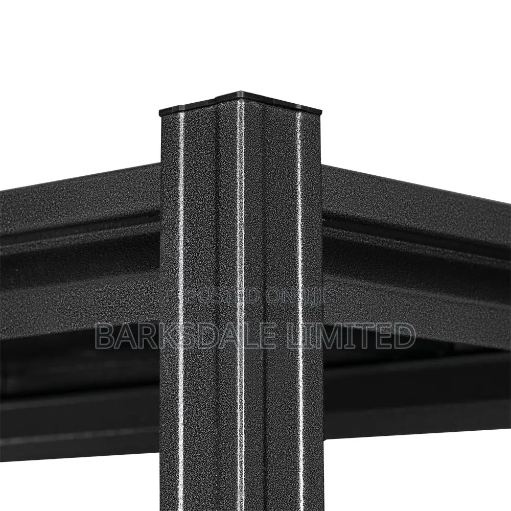 Shelves Metal Adjustable Storage 5-tier 90*40*180cm Black
