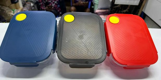 *2 Grid Microwave - Safe Partitioned Glass Lunch Box 1000ml - main view