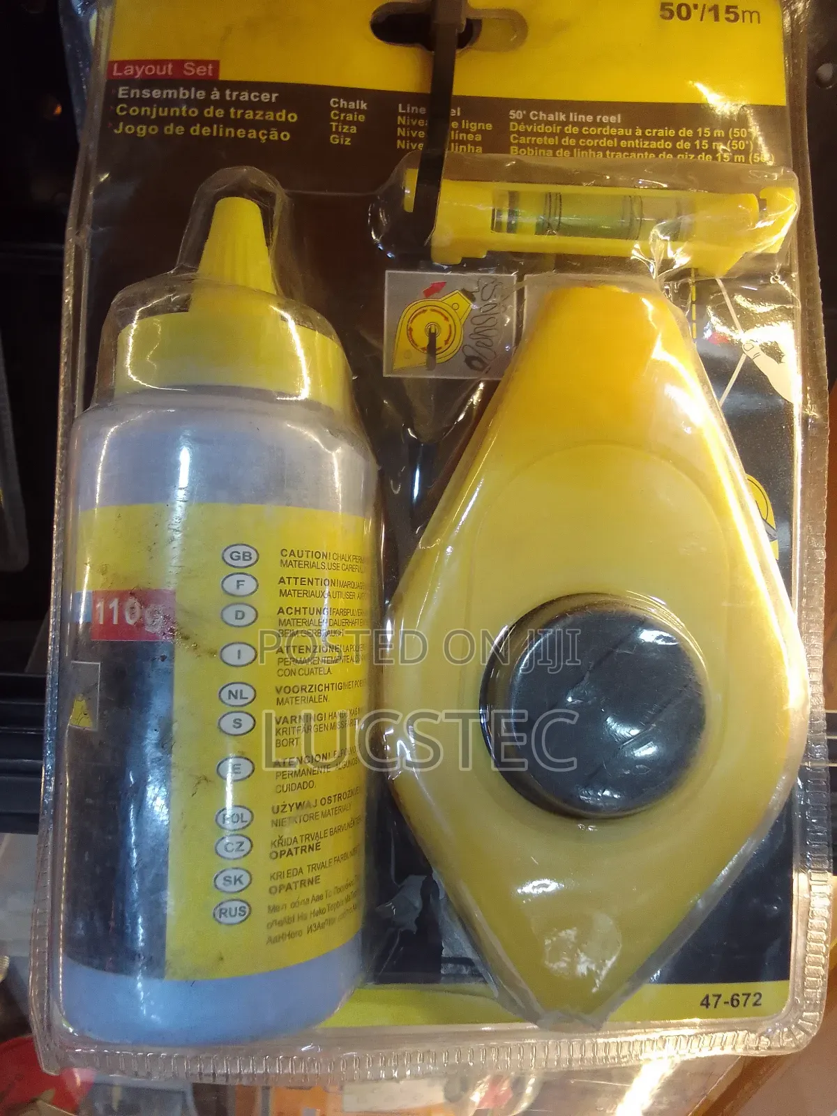 Chalk Line Level 50"/15m