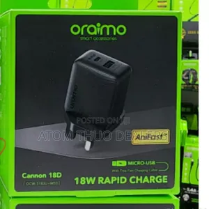Oraimo Cannon 18d Ocw-5183u Rapid Charger