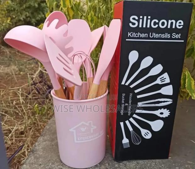 12pcs Silicone Non-stick Cooking Spoon Set√ ✓✓ - main view