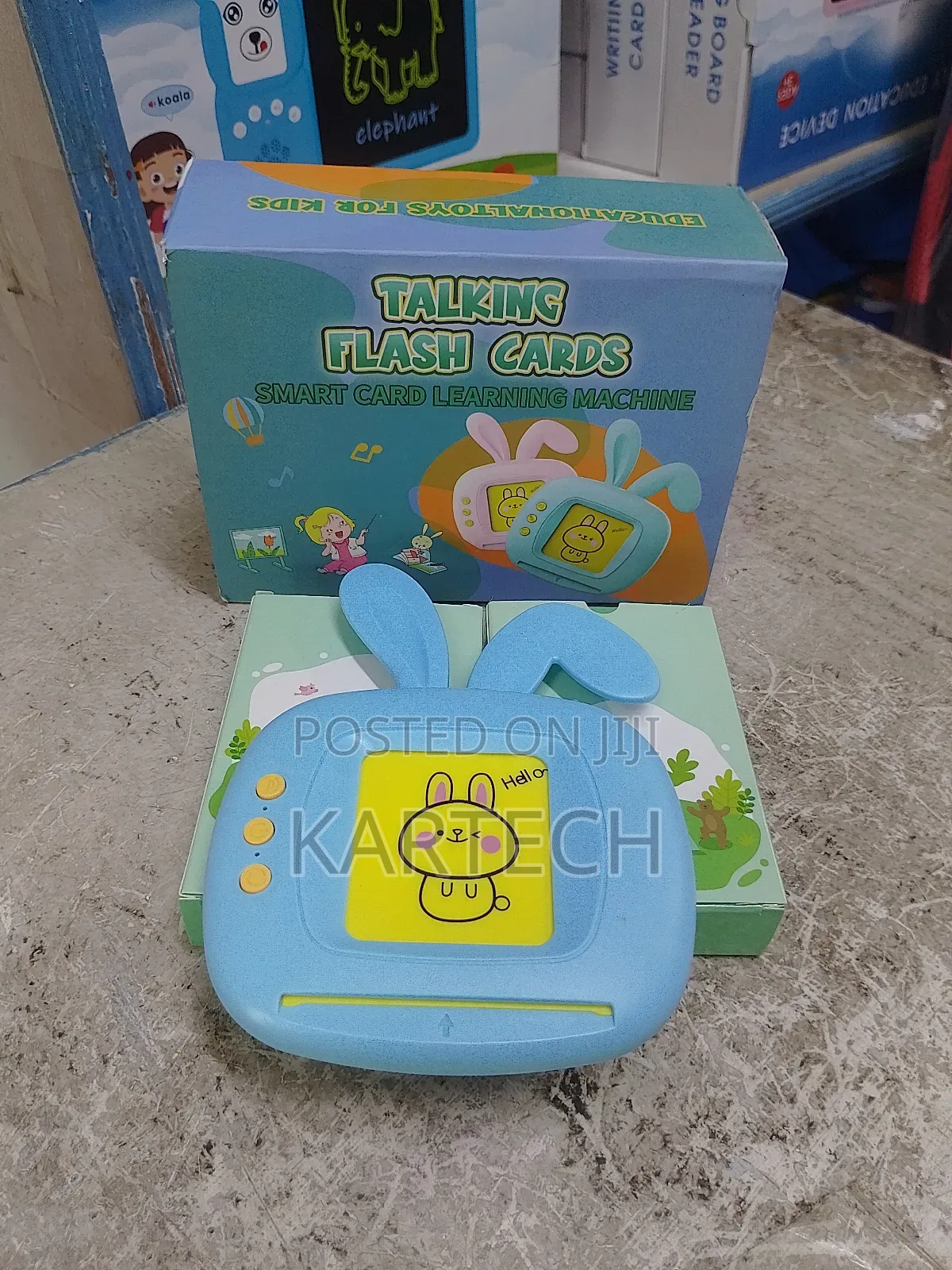Blue Talking Flash Card Reader