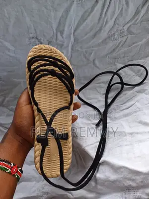 Flat Lace Up Sandals