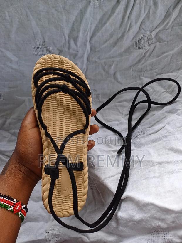 Flat Lace Up Sandals