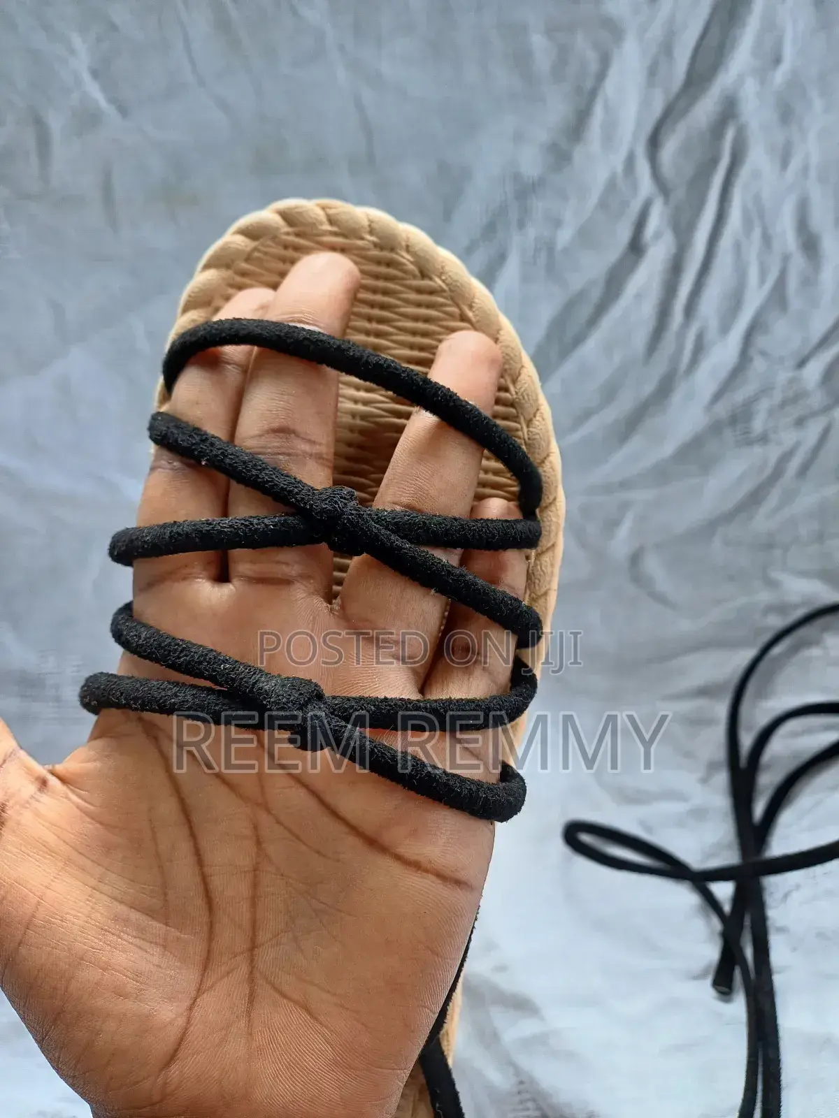 Flat Lace Up Sandals