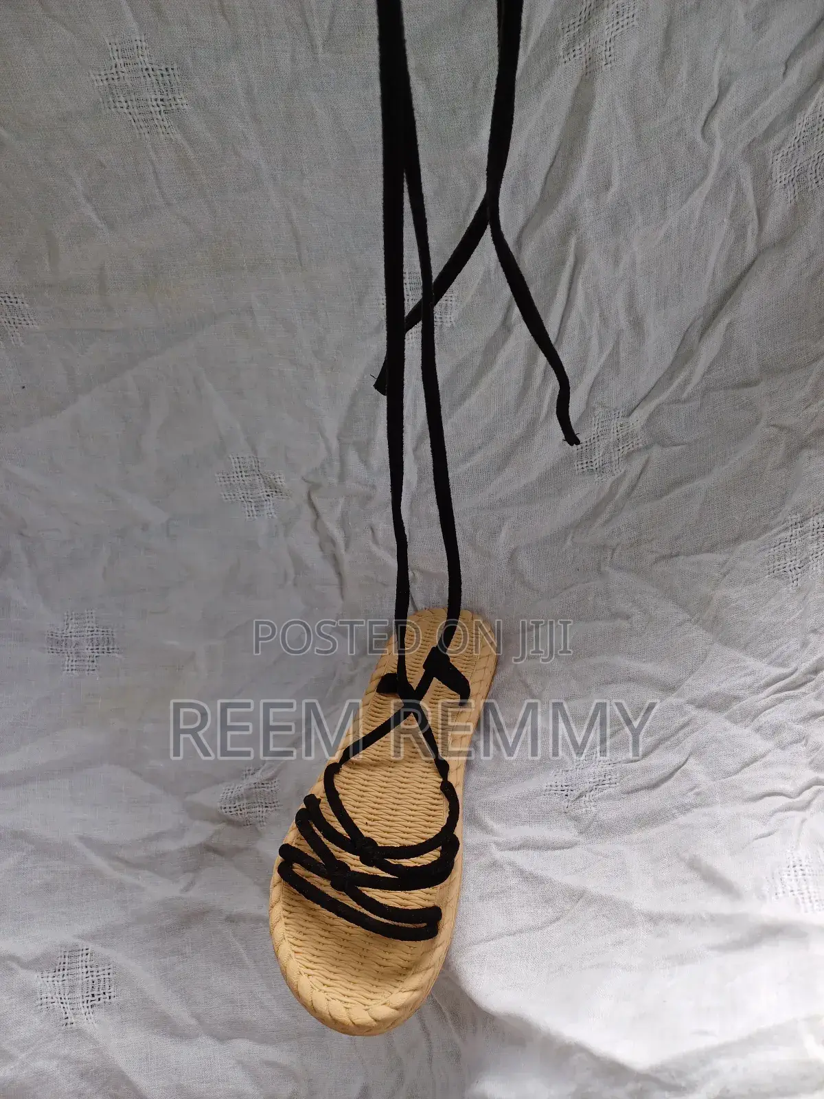 Flat Lace Up Sandals
