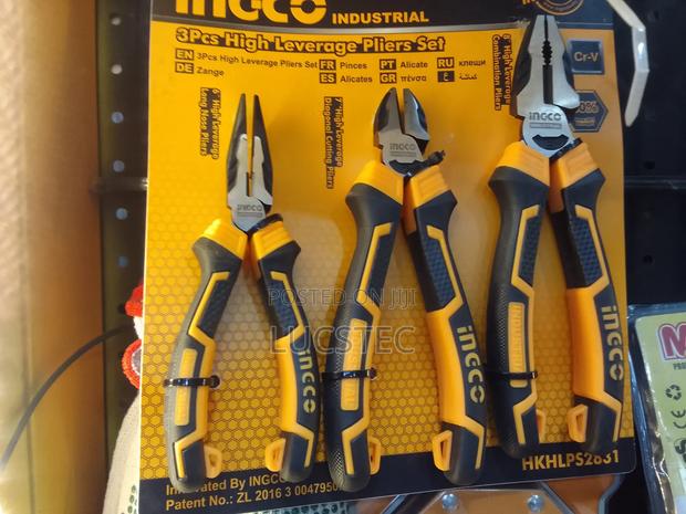 INGCO HKHLPS2831 High Leverage Pliers Set 3pcs - main view