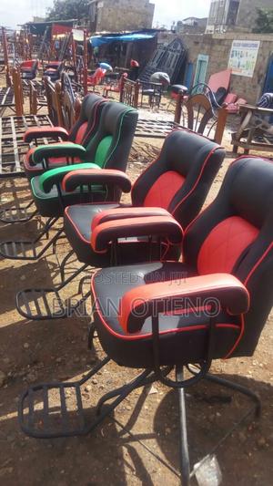 Rotating Simple Kinyozi Chairs - main view