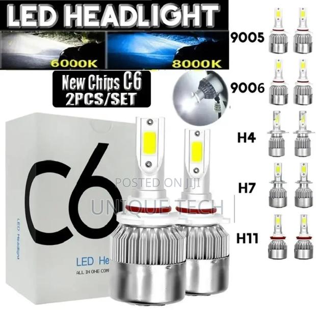 2pcs C6 Led Headlight Bulbs - H4/H11