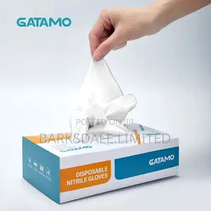 White Nitrile Medical Gloves Silicon Latex Rubber Kitchen