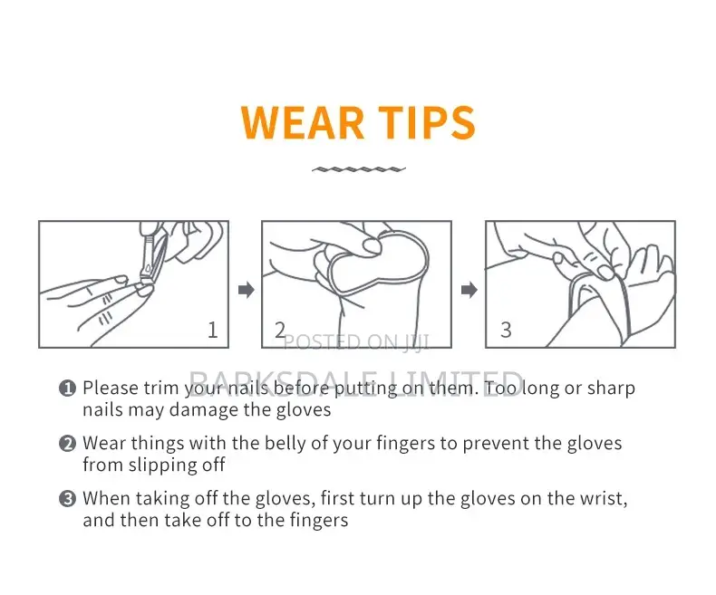 White Nitrile Medical Gloves Silicon Latex Rubber Kitchen