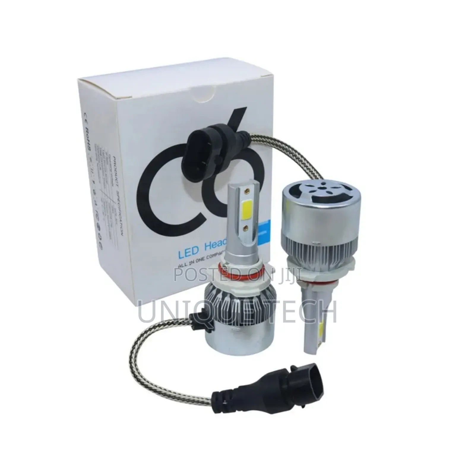 C6 Led Headlight Bulb Kit - H4/H11, 360° Beam Angle