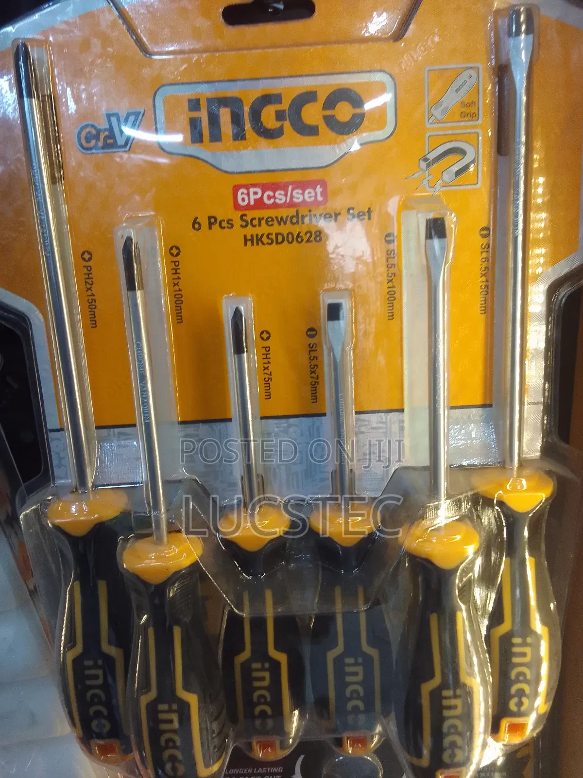 INGCO HKSD0628 Screwdriver Set 6 PCS
