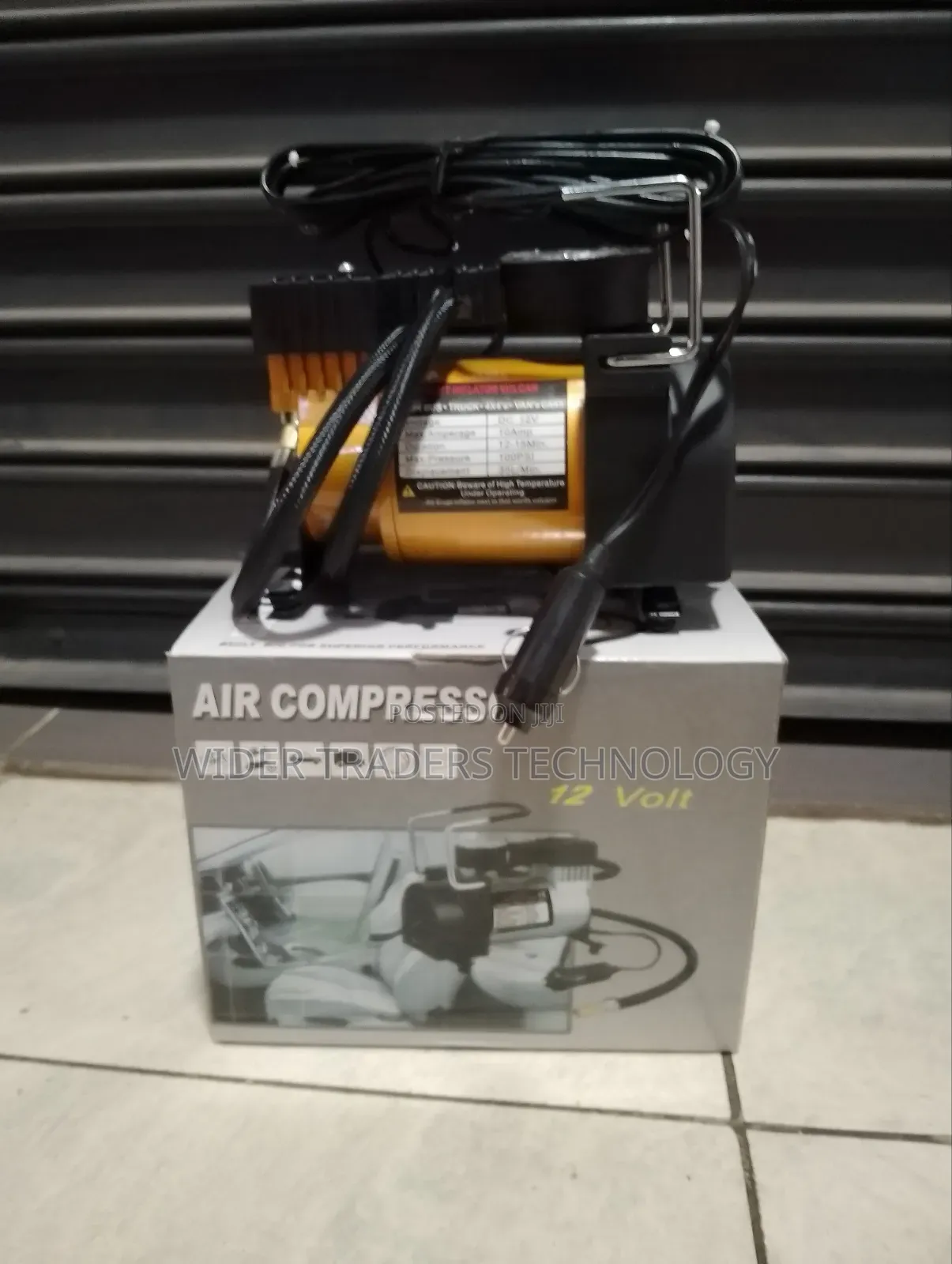 Air Compressor Single Cylinder Heavy Duty - 12 Volts