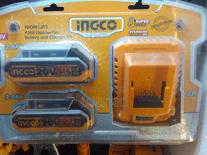 INGCO FBCK1222 Lithium-Ion Battery and Charger Kit 20V
