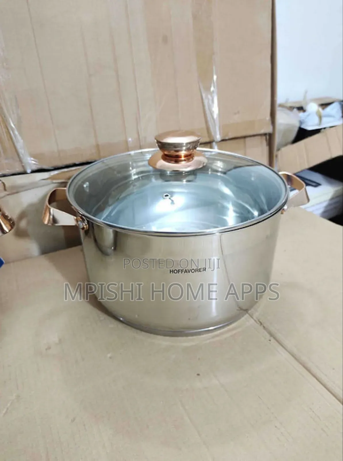8pc Hoffavorer Stainless Steel Cookware